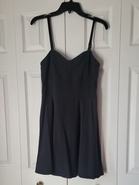 Aeropostale Black Spaghetti Strap Mini Dress